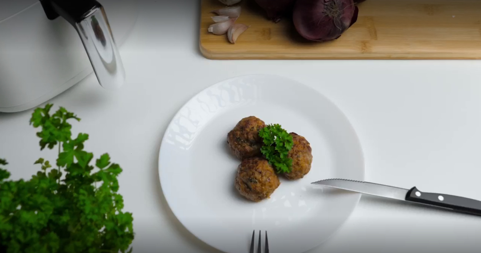 Opskrift på frikadeller i en airfryer