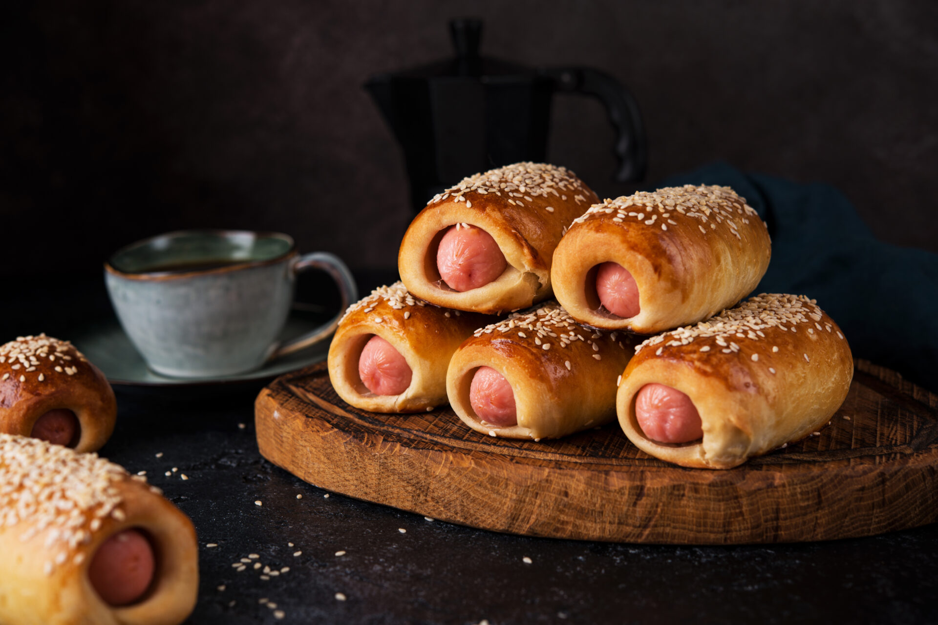 Pølsehorn i airfryer